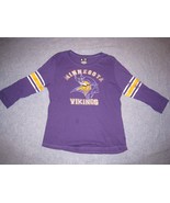 MN Vikings T-shirt t shirt Tshirt Minnesota Woman&#39;s Long Sleeve Vintage - $2,500.77 MXN