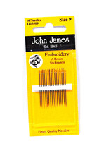 John James Embroidery Needles Size 9 - £6.22 GBP