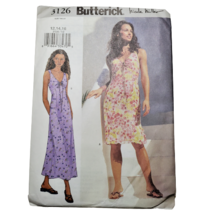 Butterick 3126 Sewing Pattern Misses Sz 12-16 Nicole Miller A-Line Dress Uncut - £9.14 GBP