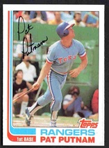 Texas Rangers Pat Putnam 1982 Topps Baseball Card #149 nr mt ! - £0.39 GBP
