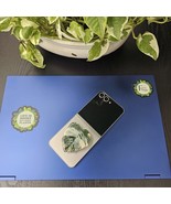 Acrylic Leaf Design Phone Stand, Sticky Pad Tabletop Mount, Foldable... - $12.34 CAD