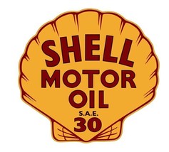 Shell Oil Shell Gasoline Sticker Decal R8234 - £1.53 GBP+