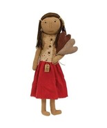 folk art primitive country farmhouse decor ADDY w hearts 21&quot; DOLL - $62.99