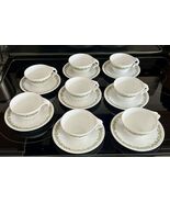 Vintage Corelle Spring Blossom 8 Crazy Daisy Hook Handle Coffee Cups &amp; 8... - €27,00 EUR