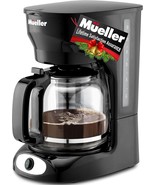 Mueller 12-Cup Drip Coffee Maker Machine with Anti-Drip System, Permanen... - $27.71