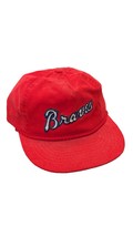 Richmond Braves Corduroy  Snapback Baseba Hat MLB Baseball MiLB Vintage 80s - £94.96 GBP