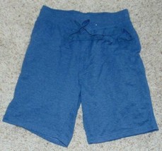 Mens Shorts Joe Boxer Blue French Terry Elastic Waist Pull On-size S - £6.33 GBP