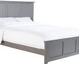 AFI, Madison, Low Profile Wood Platform Bed with Matching Footboard, Que... - $538.99