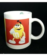 Collectible M&M Coffee Tea Hot Chocolate Mug Yellow Blue Red Plain Peanut EUC - $7.59