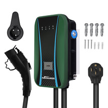 Level 2 Portable EV Charger SAE J1772 Charging Station 240V 32A 24FT w/RFID Card - £354.49 GBP