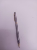 Vintage PHILIP MORRIS Ballpoint Pen (needs refill) Tobacciana SATIN STAI... - $8.78