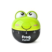 Mini Size Cartoon Frog Machinery Timer 60 Minutes Mechanical Kitchen Coo... - $10.77