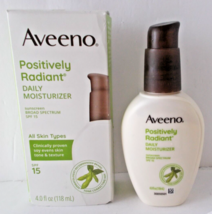 AVEENO Positively Radiant Daily Moisturizer SPF 15 Broad Spectrum DISCON... - $14.84