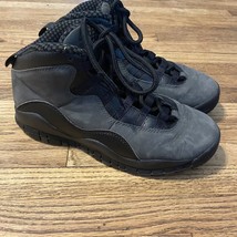 Nike Air Jordan 10 Retro Bg Dark Shadow Red Black 310806 002 Size 5Y Women’s 6.5 - £22.01 GBP