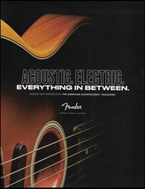 Fender American Acoustasonic Telecaster acoustic/electric guitar 2019 ad print - £3.31 GBP