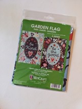 WinCraft Essere Kind Essere The Good Valentine Double Sided Giardino Ban... - $11.41