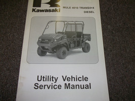 2009 Kawasaki Mule 4010 Trans 4X4 Diesel Utility Service Réparation Shop Manuel - £18.83 GBP