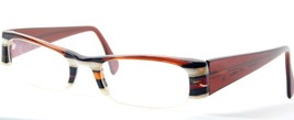 Unic Eyewear Handmade Mo 216 3945 Brown Syrup /Horn Marble Eyeglasses 48-18-140 - £64.96 GBP