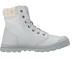 PALLADIUM Womens Comfort Shoes Pampa Hi Knit Lp Grey Size UK 7.5 95172-0... - $67.07