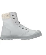 PALLADIUM Womens Comfort Shoes Pampa Hi Knit Lp Grey Size UK 7.5 95172-0... - £52.75 GBP