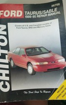 1986 - 95 Chilton&#39;s Ford Taurus SHO Mercury Sable Repair Manual  # 26700 - $30.00