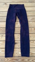 Lululemon Women’s High waist Align  leggings size 2 Purple Black Tie Dye AB - £30.78 GBP