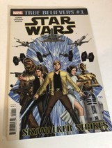 Star Wars Comic Book True Believers 1 Luke Skywalker Han Solo Chewbacca 2015 - £3.87 GBP