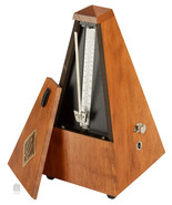 Wittner Bell Walnut High Polish #813-Gloss Finish Wood Key Wound Metronome - $236.61