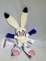 2002 Mattel Salt Lake City Olympics Plush Mascot Powder Stuffed Rabbit 10" - £6.25 GBP