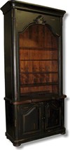 Bookcase French Provincial Blackwash Old World Exposed Pegs Adjustable 4-Shelf - £2,557.57 GBP