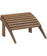 Linon Adirondack Woodstock Ottoman, Teak Stain, Linon Home Décor. - $69.36 CAD