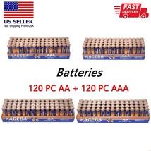 120 AA  and 120 AAA Batteries Extra Heavy Duty 1.5v. Wholesale Lot New Fresh - $29.69