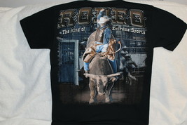 COWBOY BULL RIDER RODEO THE KING OF EXTREME SPORTS T-SHIRT SHIRT - £9.08 GBP