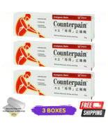 3 X Counterpain Rosso Caldo Sollievo Dolore Muscolare Massaggio Analgesi... - €40,25 EUR