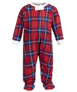 allbrand365 designer Baby Matching Plaid Footed Pajamas,Bear Plaid,18M - £25.23 GBP