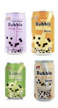 Rico 4 Different Flavor Bubble Milk Tea Drink 12.3 Oz (4 Cans In All) - £27.86 GBP