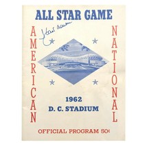 1962 MLB All Star Game Program Mantle DiMaggio Aaron Williams Maris +10 JSA COA - $4,250.00