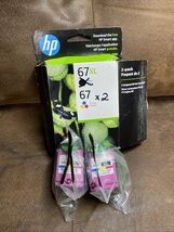 New HP 67 Tri-Color 2-Pack Ink Cartridges Genuine New Sealed - €34,22 EUR