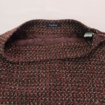 Evan Picone Women's Brown Wool Blend Front Pockets Side Zipper Skirt Size 12 image 10
