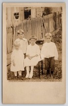 Black Fork WV RPPC Groff Family Darling Children &amp; Phillips York PA Postcard A44 - £23.74 GBP