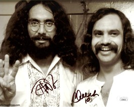 CHEECH MARIN &amp; TOMMY CHONG SIGNED AUTOGRAPHED 8X10 PHOTO UP IN SMOKE JSA... - £46.44 GBP