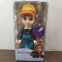 Disney Frozen Queen Anna 6&quot; Petite Doll with Olaf Comb New - £8.15 GBP
