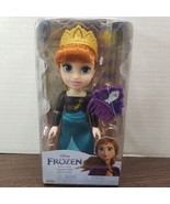 Disney Frozen Queen Anna 6&quot; Petite Doll with Olaf Comb New - £8.23 GBP