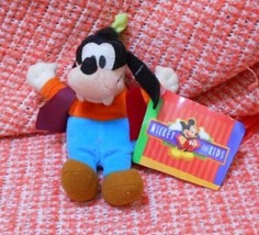 Goofy &quot;Mickey for Kids&quot; 5&quot; Plush Toy Vintage Disney Stuffed Animal Dog Bean Bag - £10.29 GBP