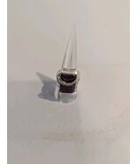 23 CtW Natural Ruby &amp; Accent Diamond Ring 925 Solid Sterling Silver Size... - $450.00