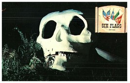 Grinning Skull Mysterious Skull Rock Six Flags Over Texas Postcard - £5.49 GBP