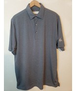 Donald Ross Mens SS Striped Golf Performance Polo Size Medium Black And ... - $25.34 CAD