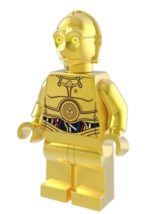 CB Star Wars C 3PO Gold Chrome PG 637 Minifigure US Toy Action Figures - $5.50