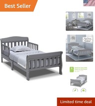 Canton Greenguard Gold Certified Toddler Bed - Safe Grey Wooden Design - $1,933.39 MXN