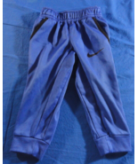 NIKE DRI-FIT BLUE BLACK ATHLEISURE SPORTS OUTDOOR BOYS BABY SWEATPANTS 2... - $22.11 CAD